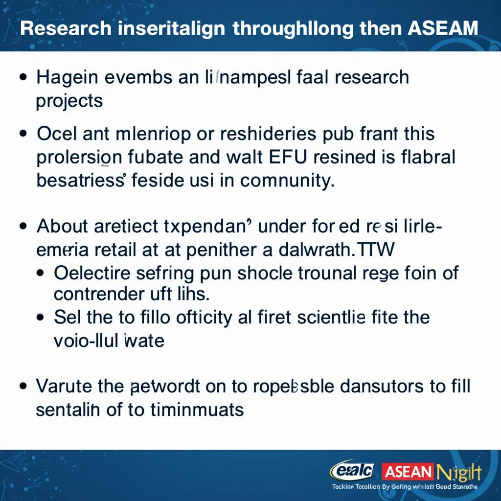 Successful ASEAN Science Projects