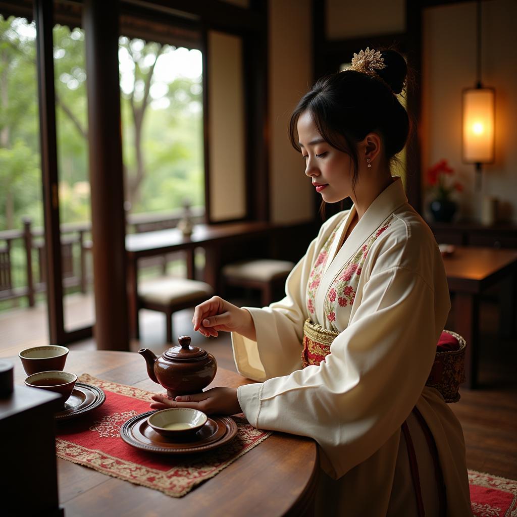 Traditional Southeast Asian Tea Ceremony