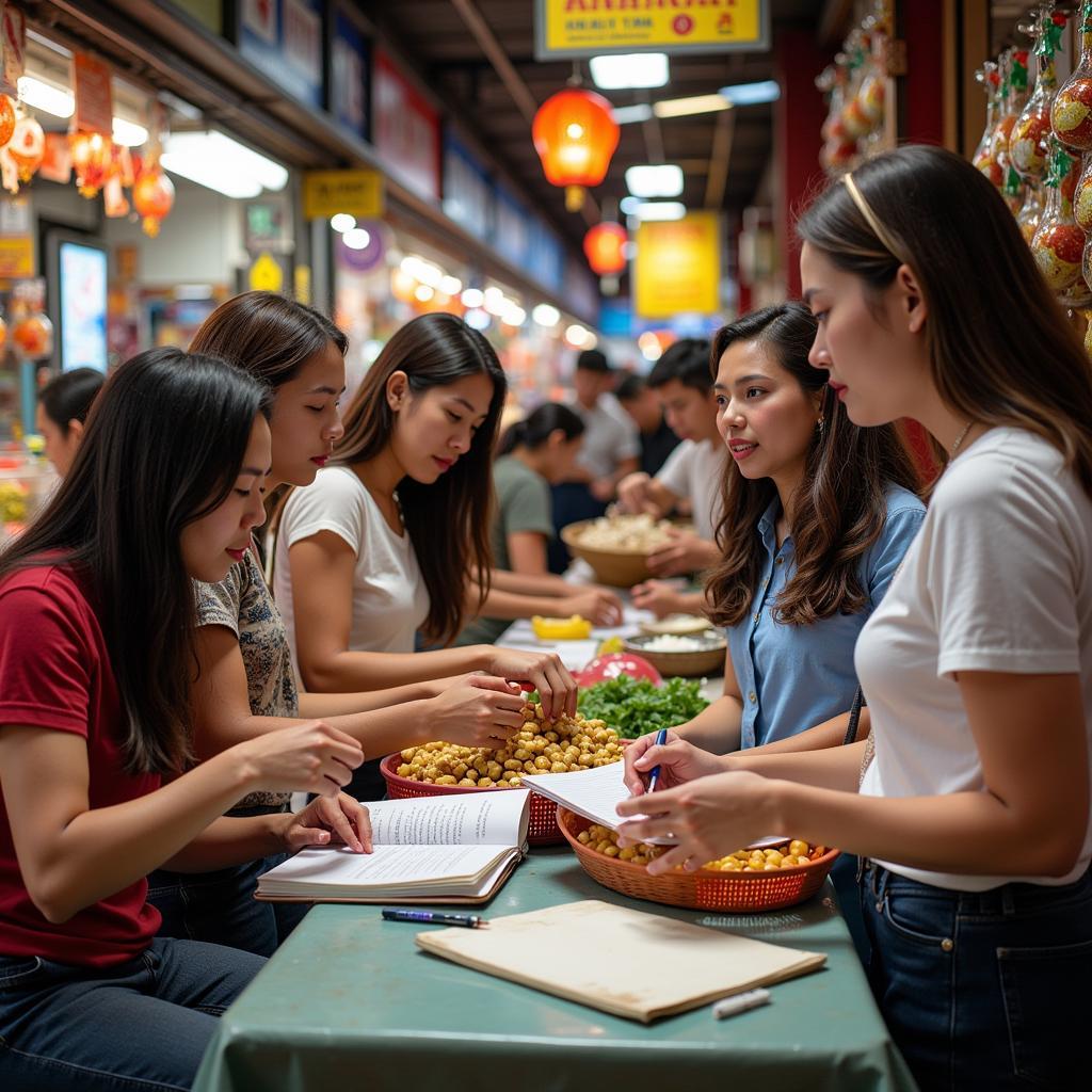 Students Participating in a Tufts Summer Program in Southeast Asia