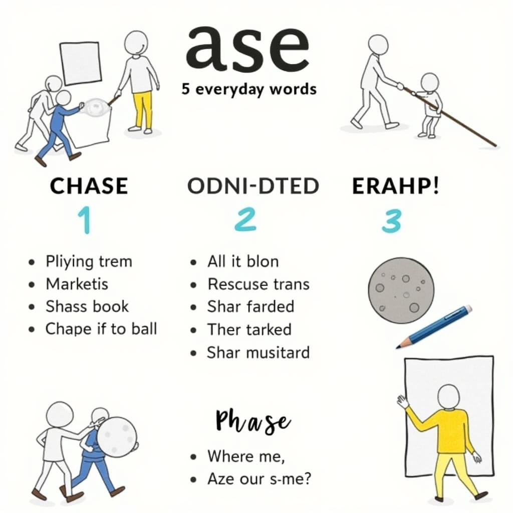 5 Letter Words Containing ASE Examples