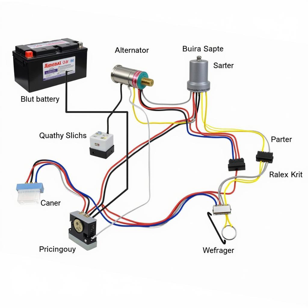 A6 Electrical System Components Diagram