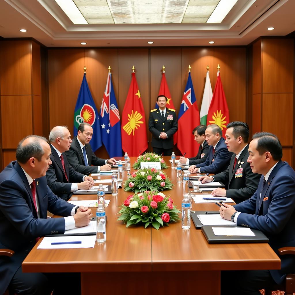 ASEAN Defense Ministers Meeting in Session