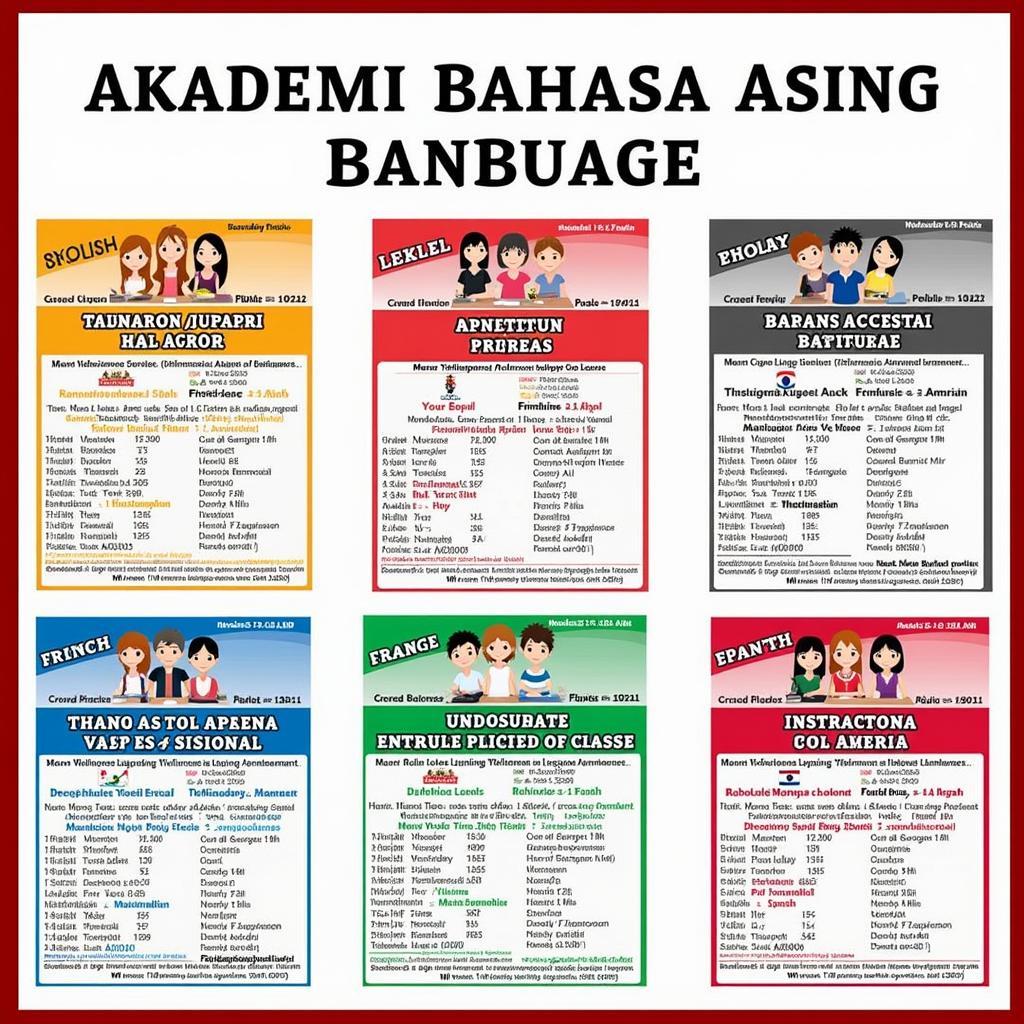 Available Language Courses at Akademi Bahasa Asing Balikpapan