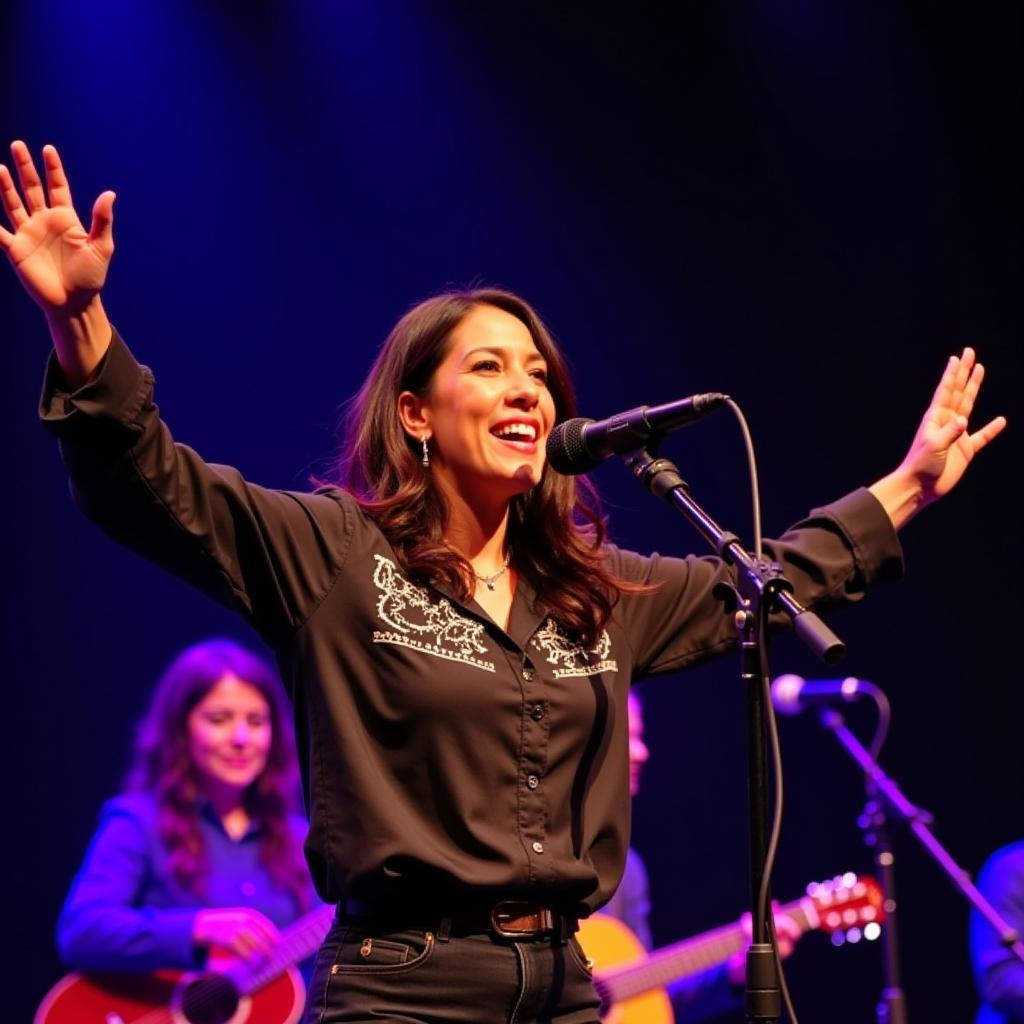 Ana del Castillo Performing Vallenato