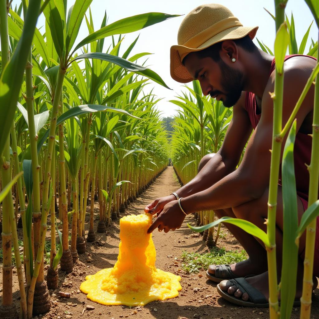 Harvesting Asafoetida Resin