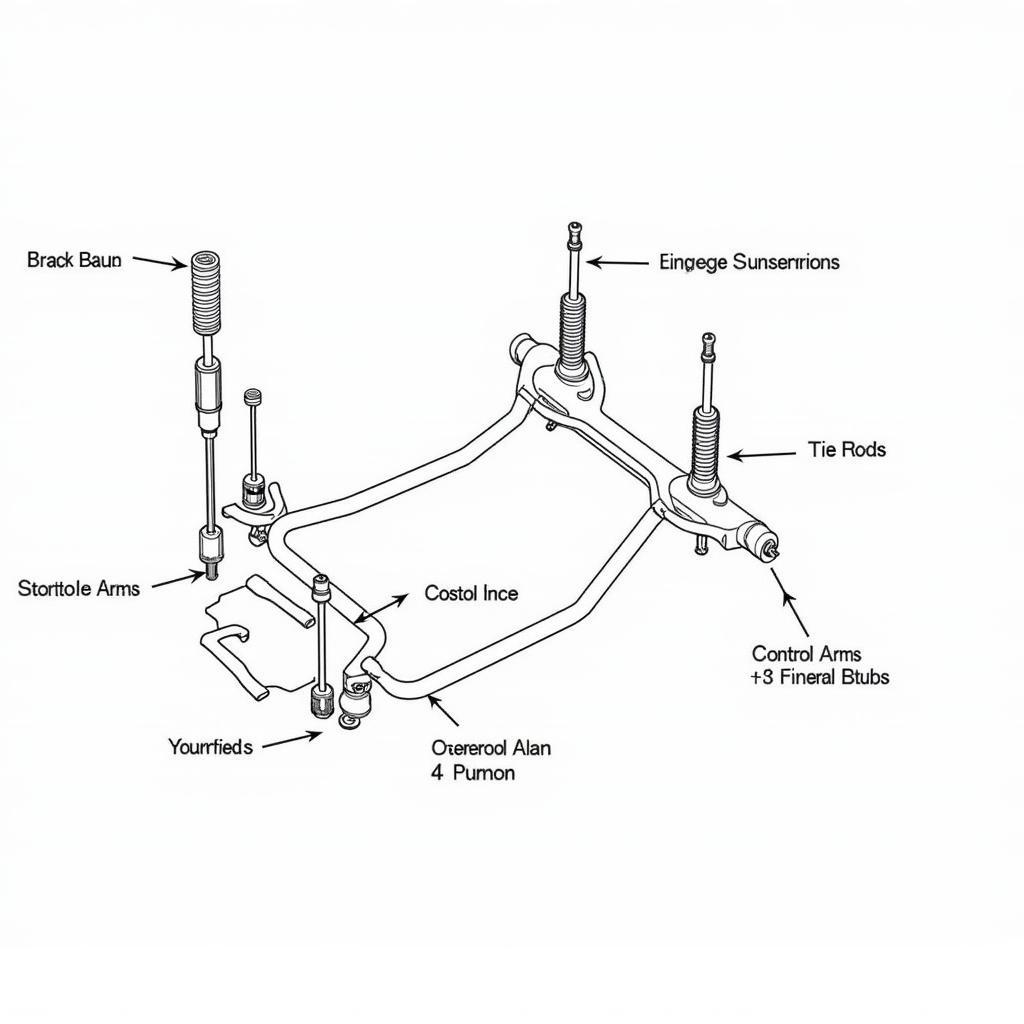 ASE A4 Suspension and Steering System Diagram