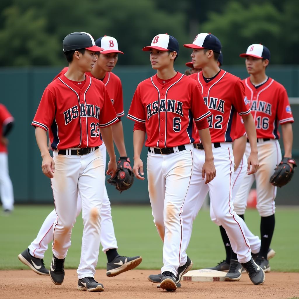 ASEAN Baseball Players in Action 2018