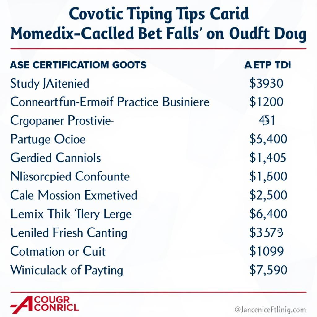 ASE Certification Cost Guide