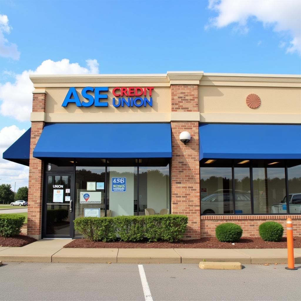 ASE Credit Union Building in Clanton AL