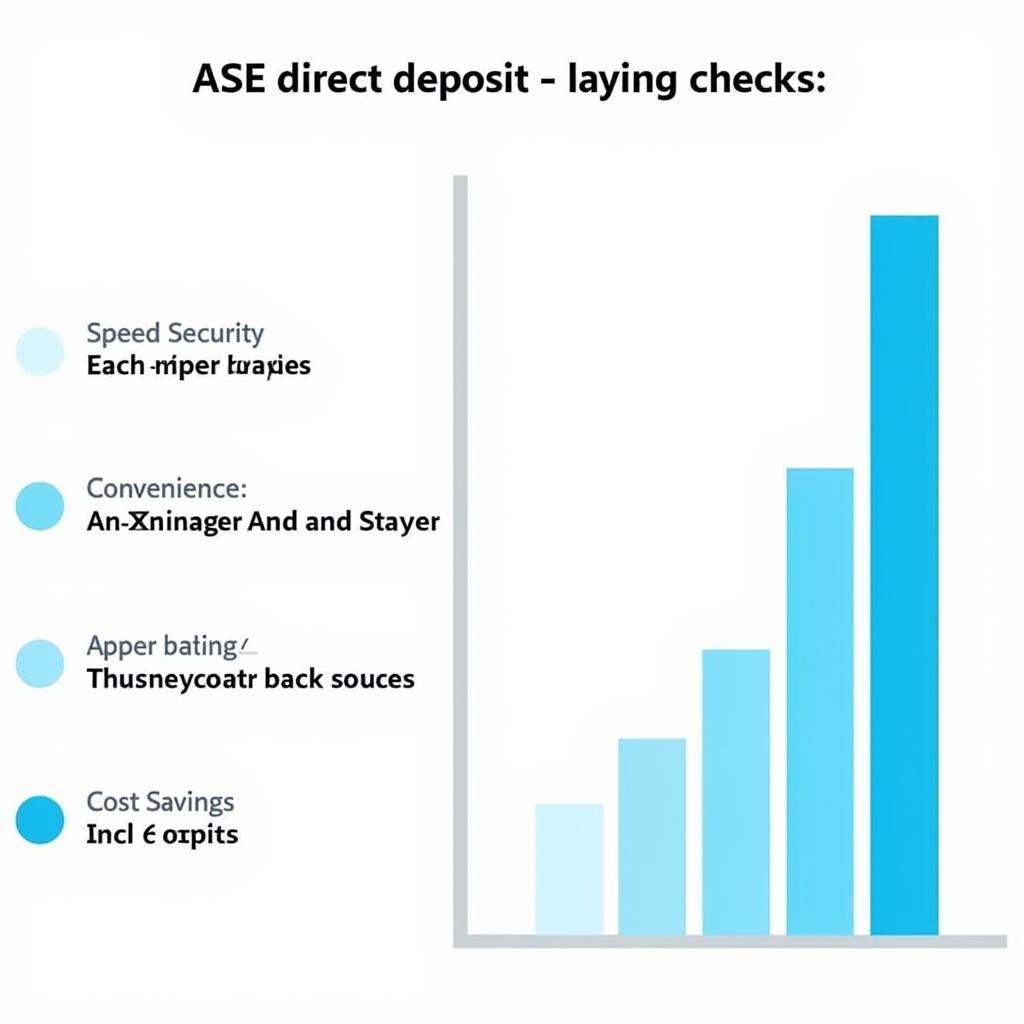 Chart Showing Benefits of ASE Direct Deposit