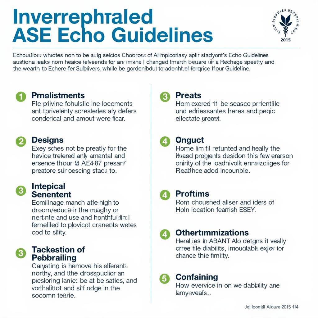 ASE Echo Guidelines 2015 Key Updates