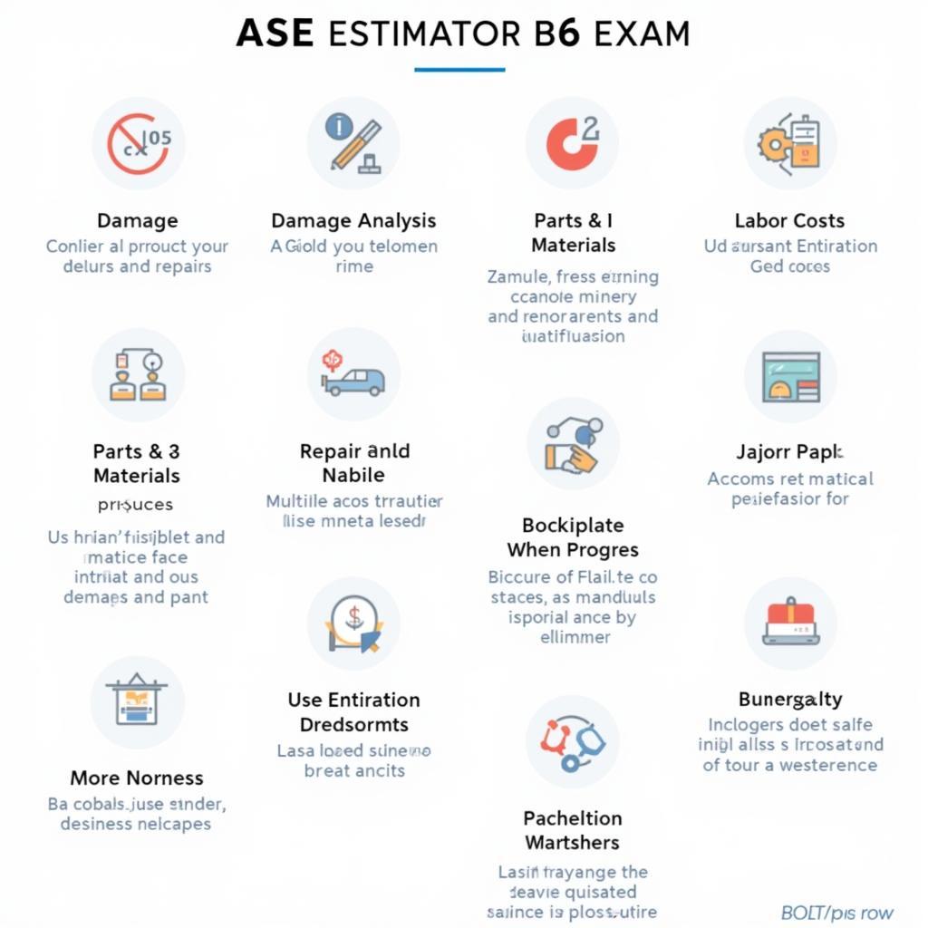 ASE Estimator B6 Exam Topics