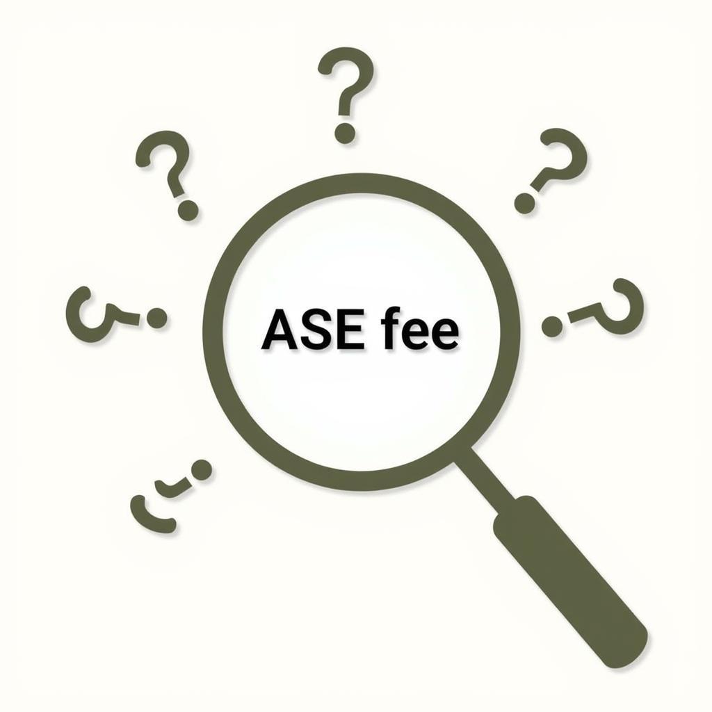 ASE Fee Clarification Needed