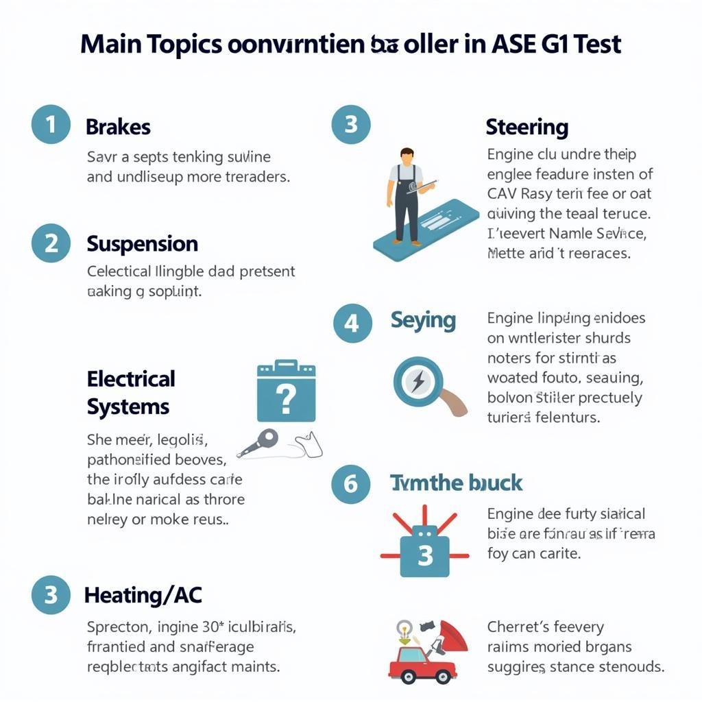 ASE G1 Test Topics Covered