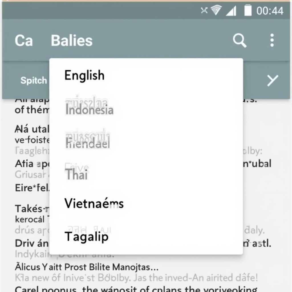 ASE Guidelines App Multilingual Interface