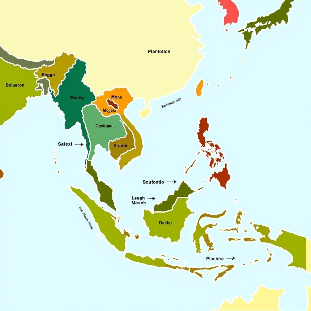 ASEAN Linguistic Map