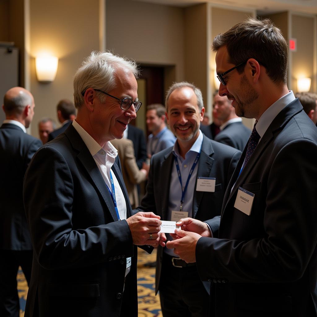 Attendees networking at the ASE Software Conference