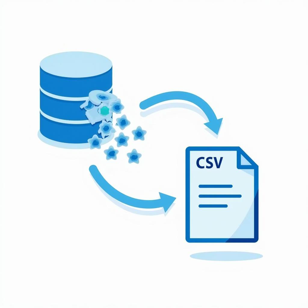 ASE to CSV Data Transfer Illustration