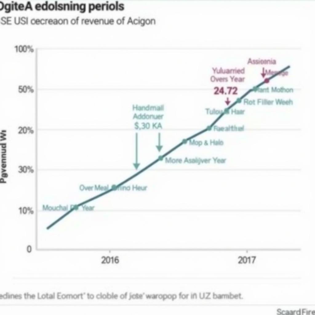 Graph illustrating the revenue trends of ASE USI companies over the past five years