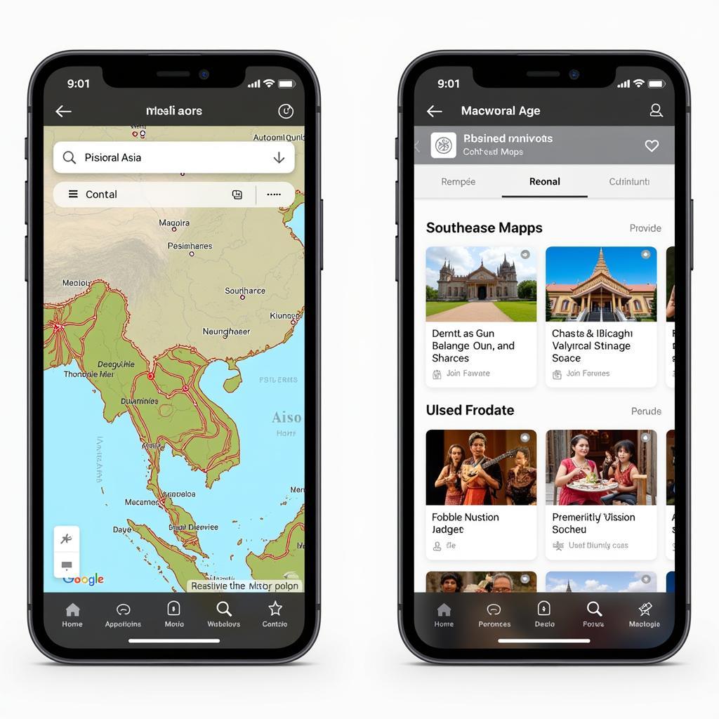 ASEA ABC Jeanie app interface showing cultural exploration features