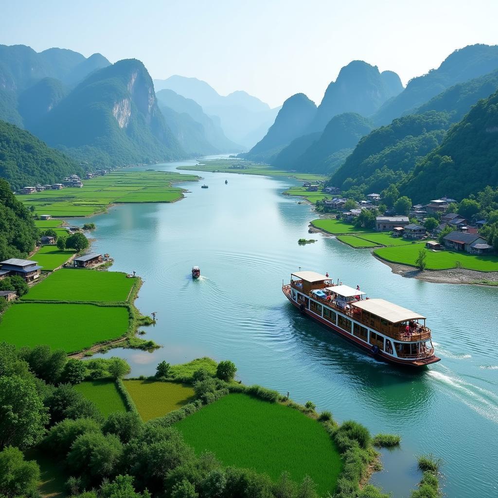 Cruising the Mekong River