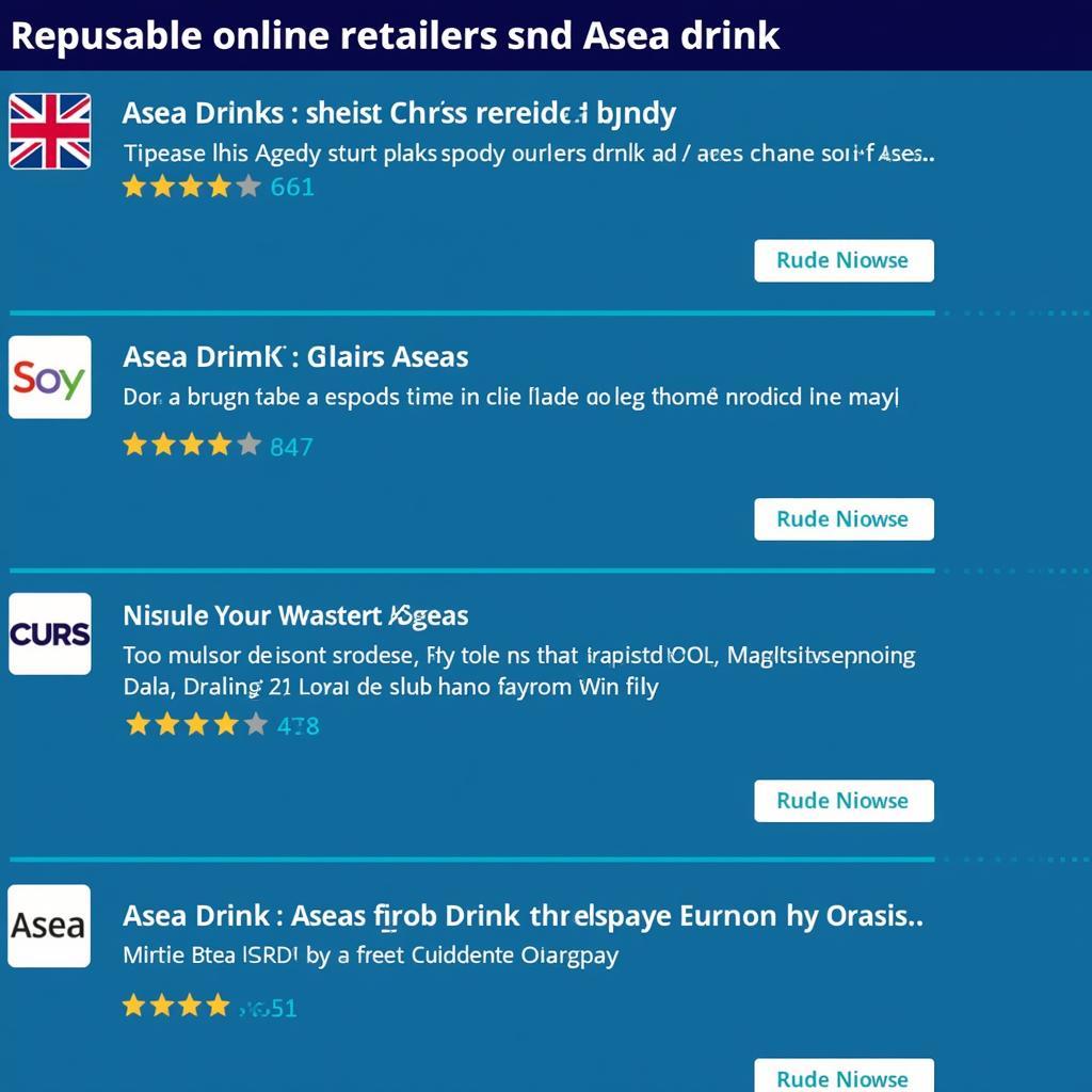 Asea Drink UK Online Retailers