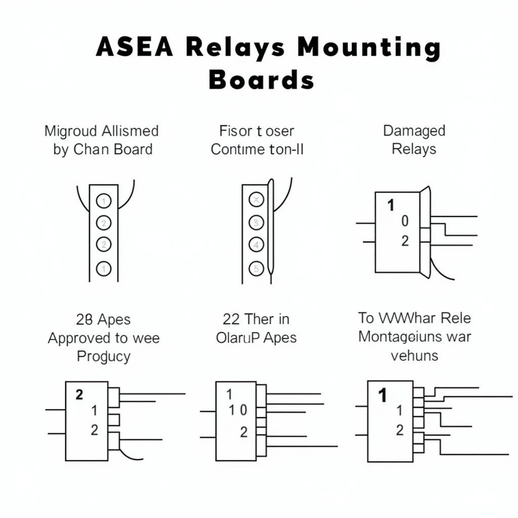 Troubleshooting ASEA Relays Mounting Boards