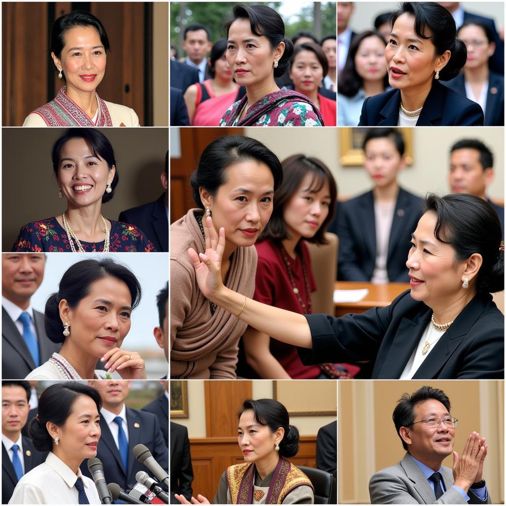 Aung San Suu Kyi's political career in pictures