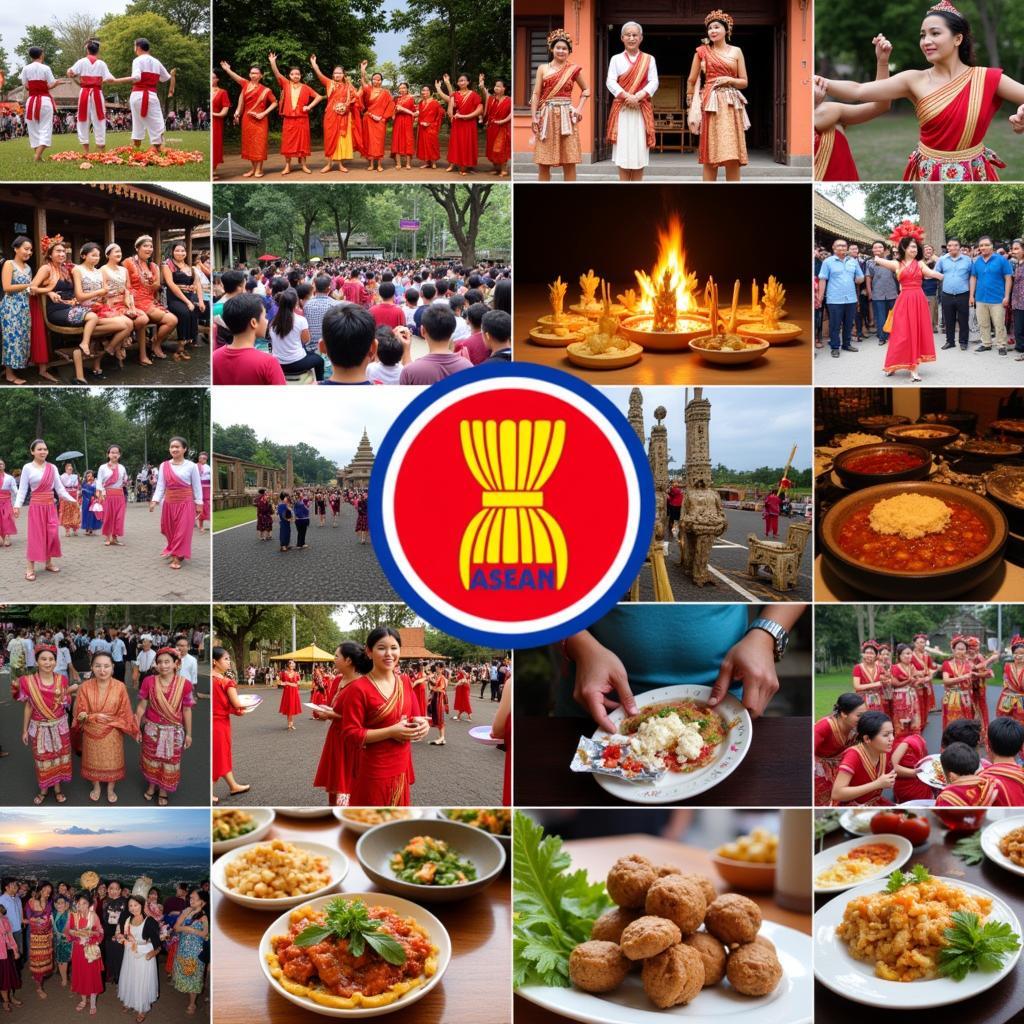 ASEAN Cultural Diversity Collage