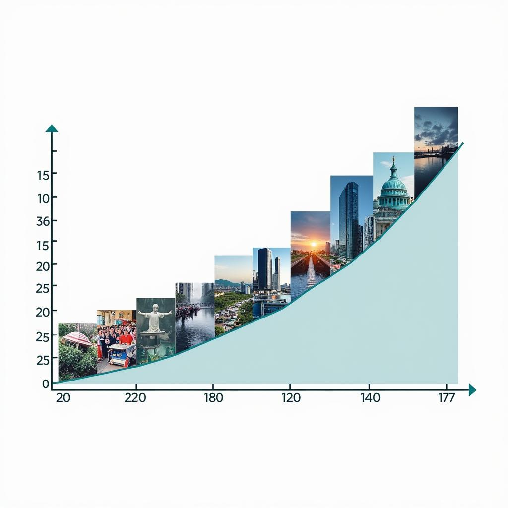 ASEAN Economic Growth and Challenges: A visual representation of the region's economic progress and the hurdles it faces.