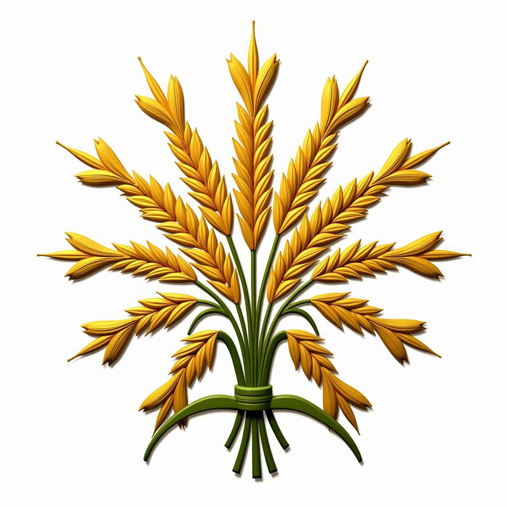 ASEAN Emblem Rice Stalks