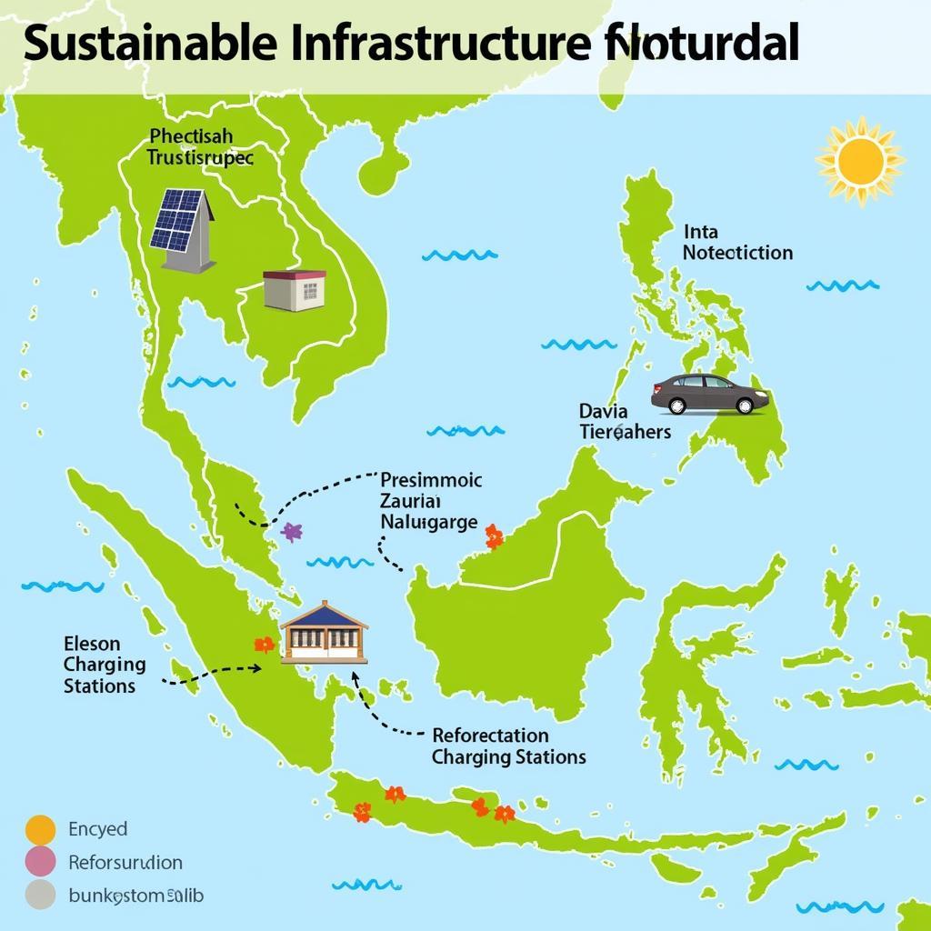 Sustainable development practices along the ASEAN EMIB.