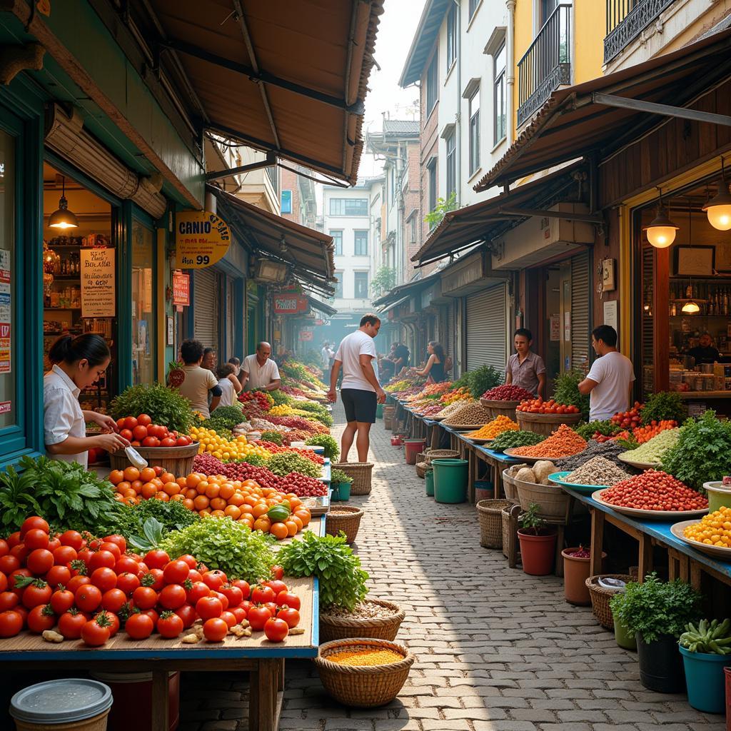 Vibrant ASEAN Food Market