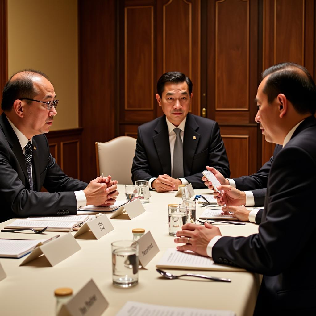 ASEAN Leaders Discussing Regional Issues at the 2017 Summit