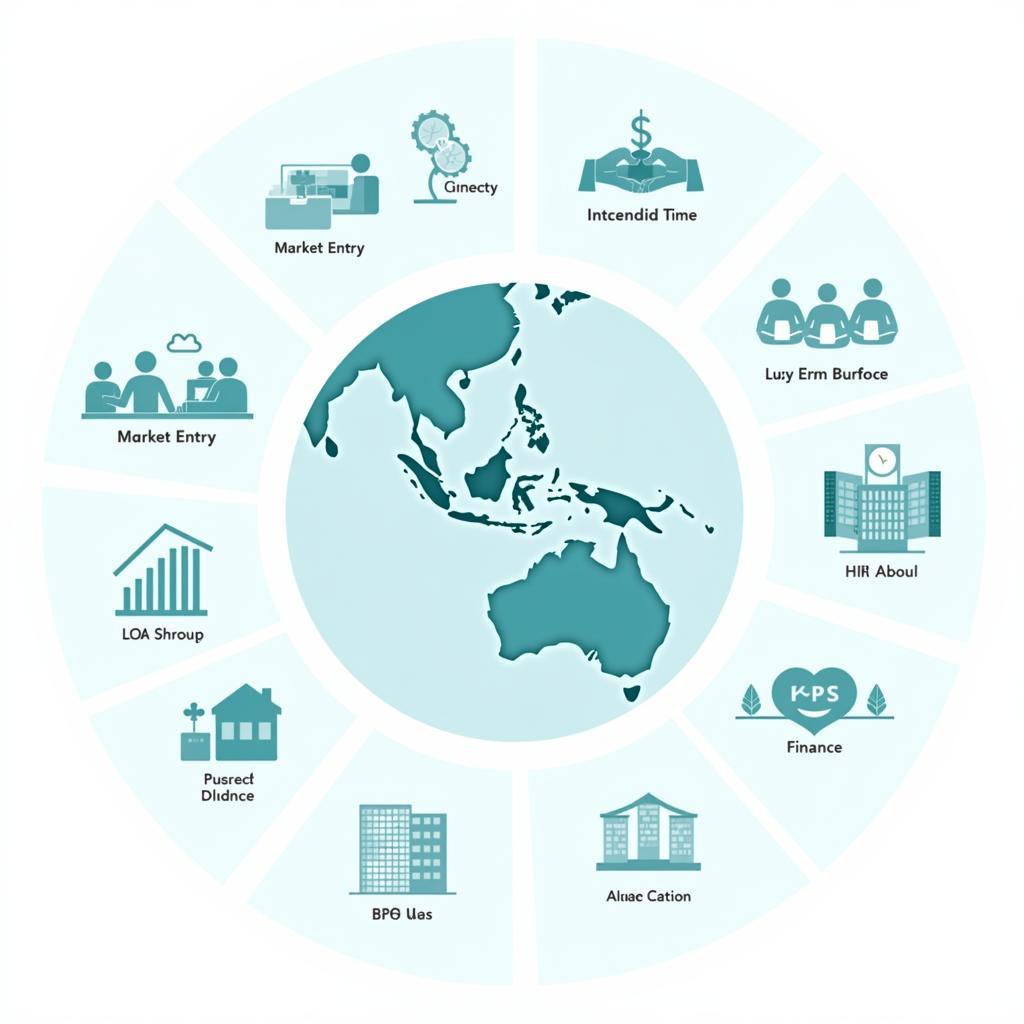 ASEAN Management Company Services Illustration