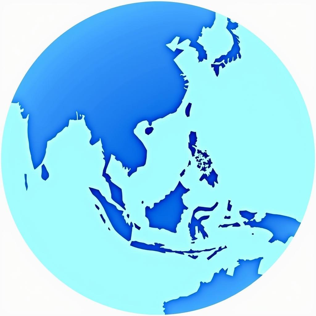 ASEAN Map and Blue Ocean Connection