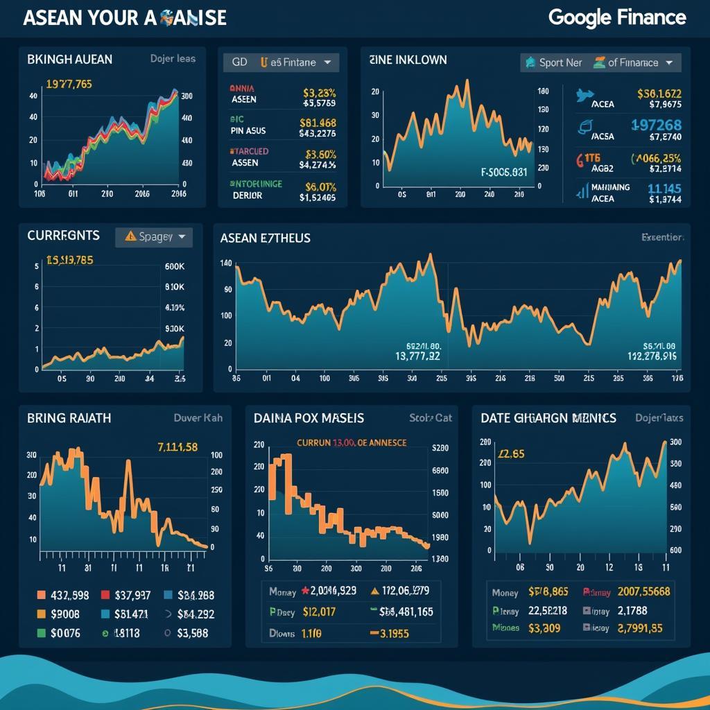 Tracking ASEAN market trends using Google Finance: Visualizations and analyses of key economic indicators for informed investment decisions.