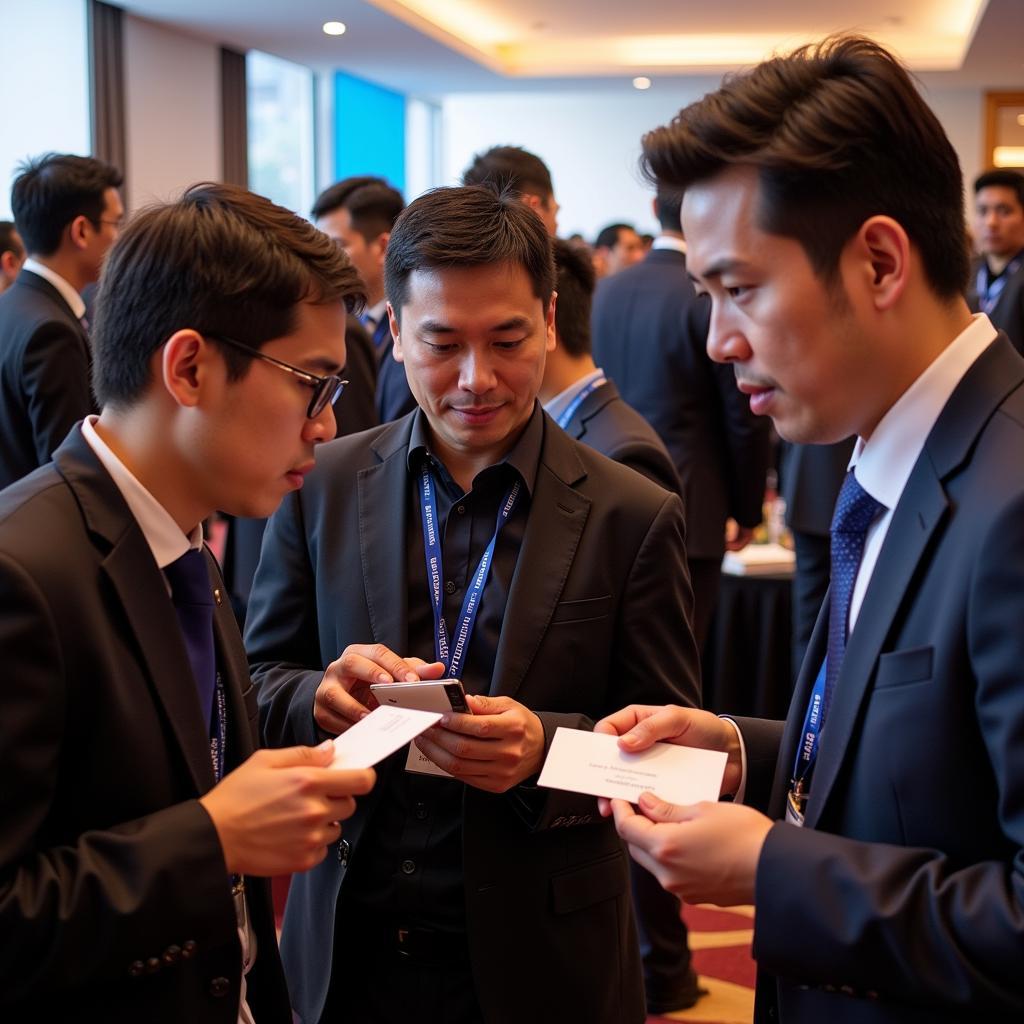 Networking at the ASEAN Media Conference