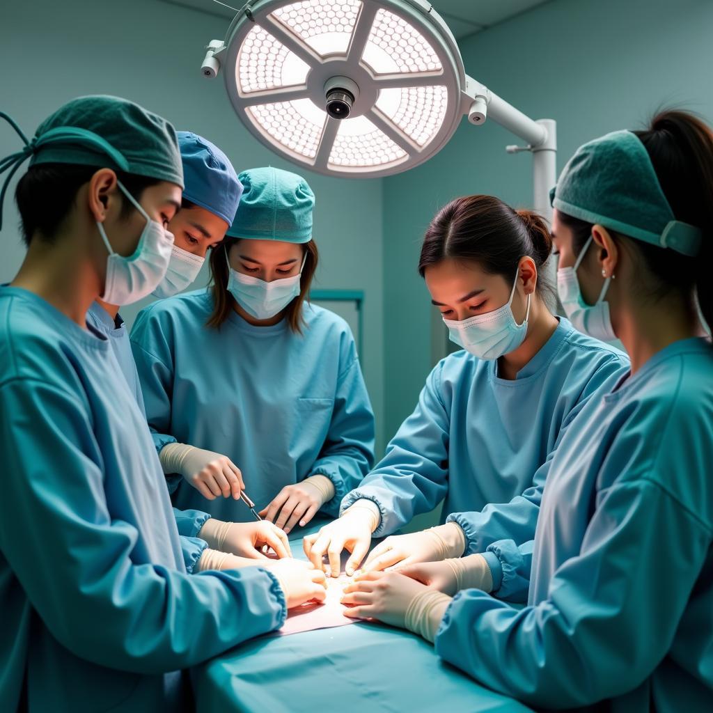 ASEAN Medical Students Collaborating on New Surgical Techniques