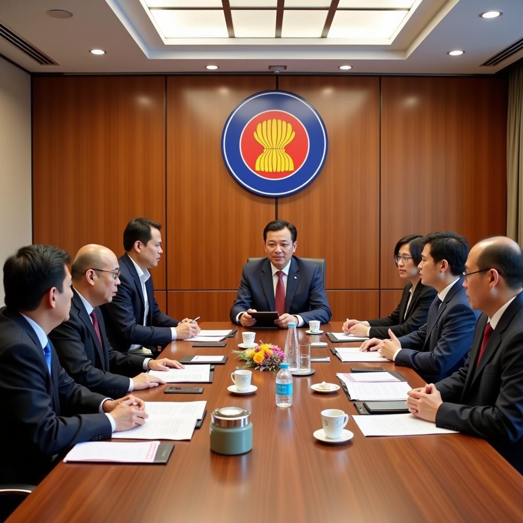 ASEAN Officials Meeting in February 2019