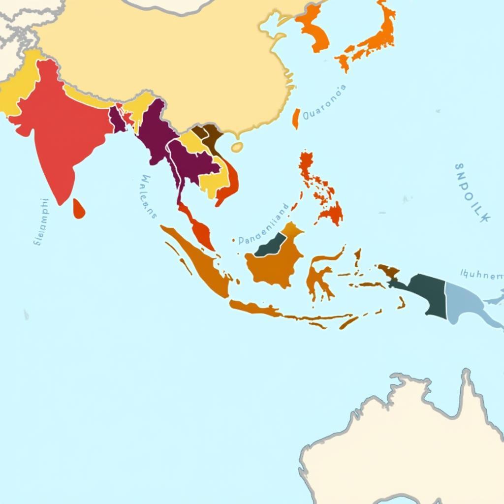 Map of ASEAN Member States