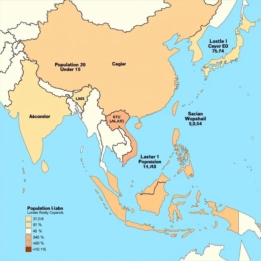 ASEAN Population Distribution in 2015