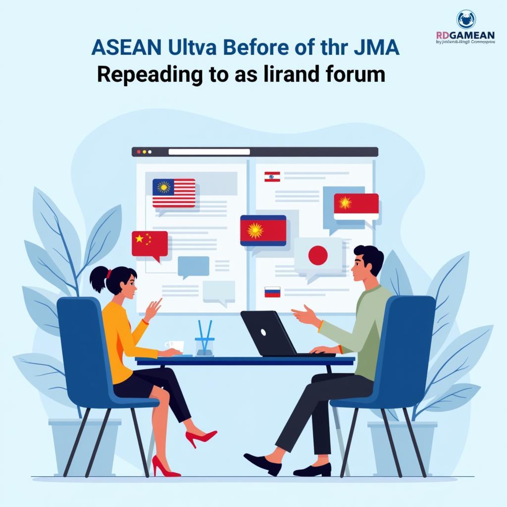 ASEAN Ultra Moderator facilitating online community engagement and discussion.