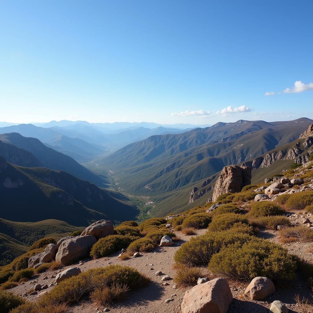 Aseer Mountain Landscape