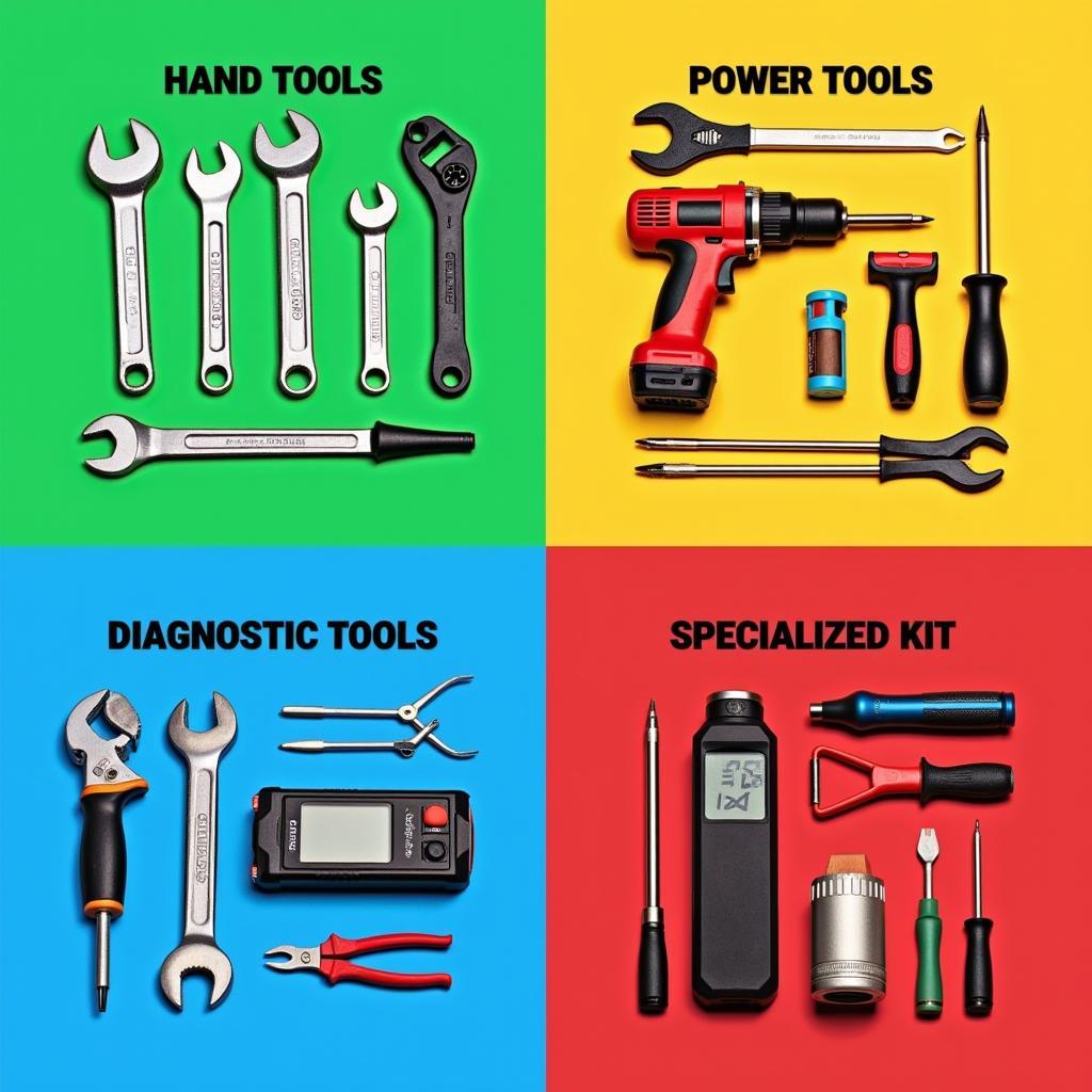 Automotive Tool Categories: Hand Tools, Power Tools, Diagnostic, and Specialized Tools