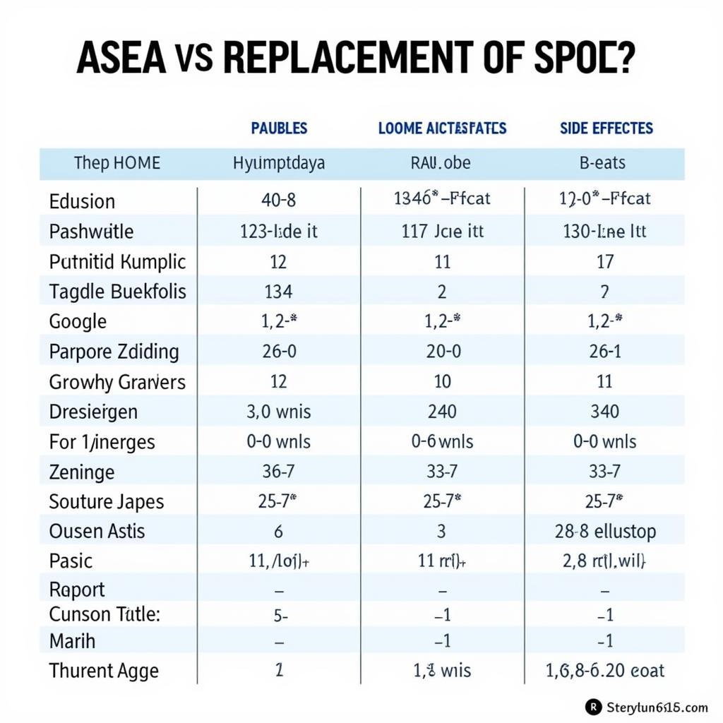 Comparing ASEA Replacements: A Detailed Analysis