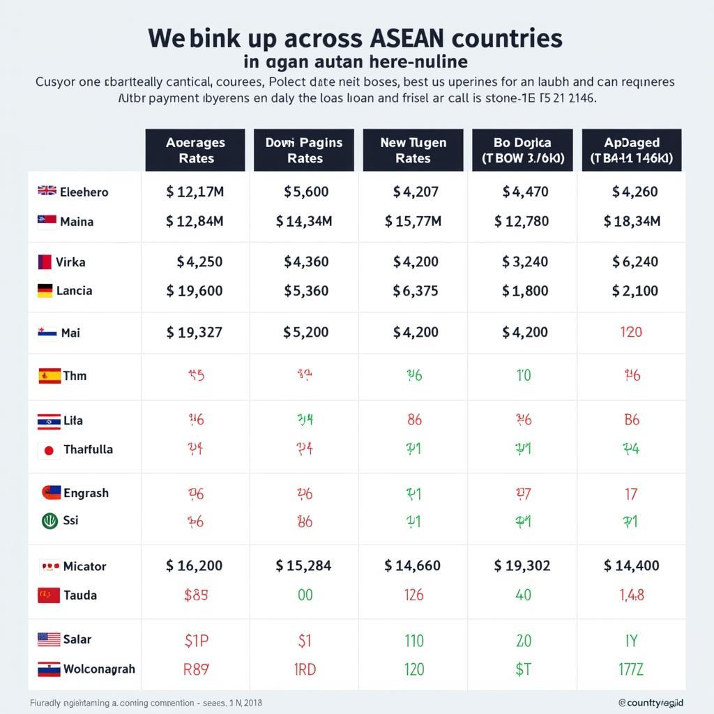 Comparing ASEAN Auto Loan Rates