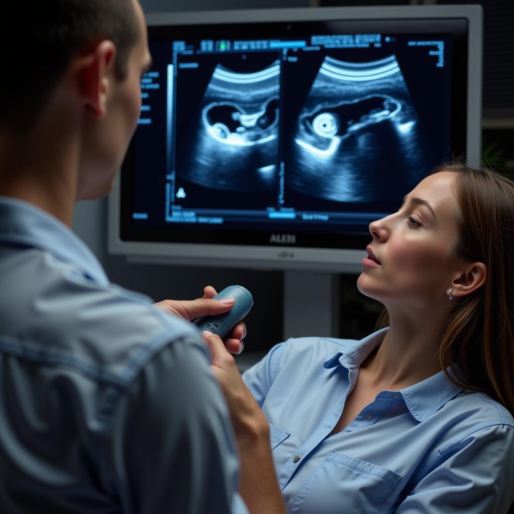 Echocardiogram Procedure for Diagnosing Pulmonary Stenosis