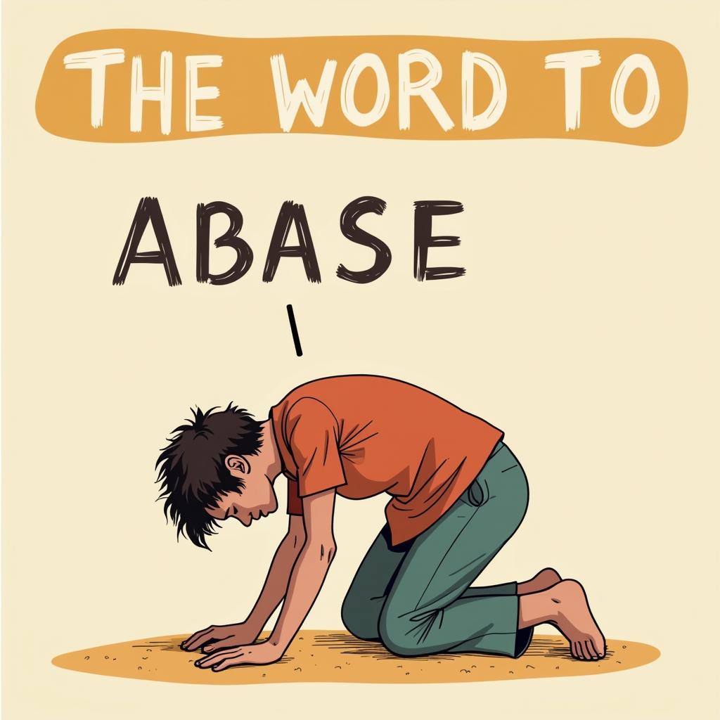 Example of the word "abase" used in a sentence