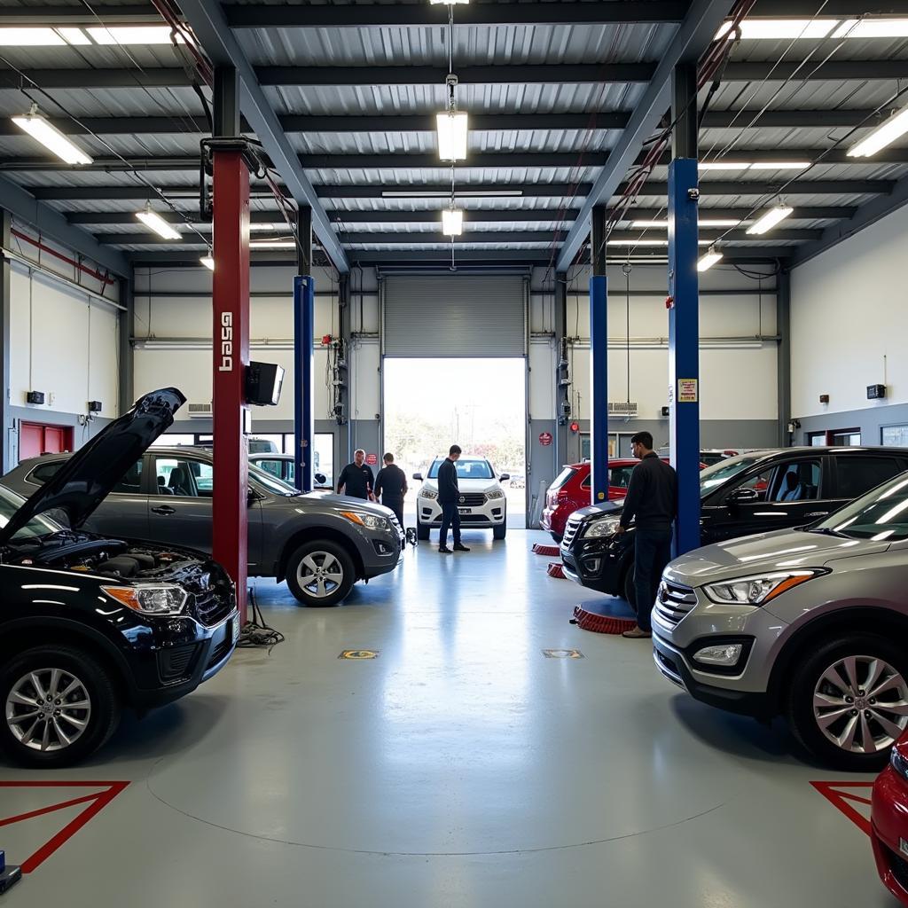 Interior of a Fresno Auto Repair Shop